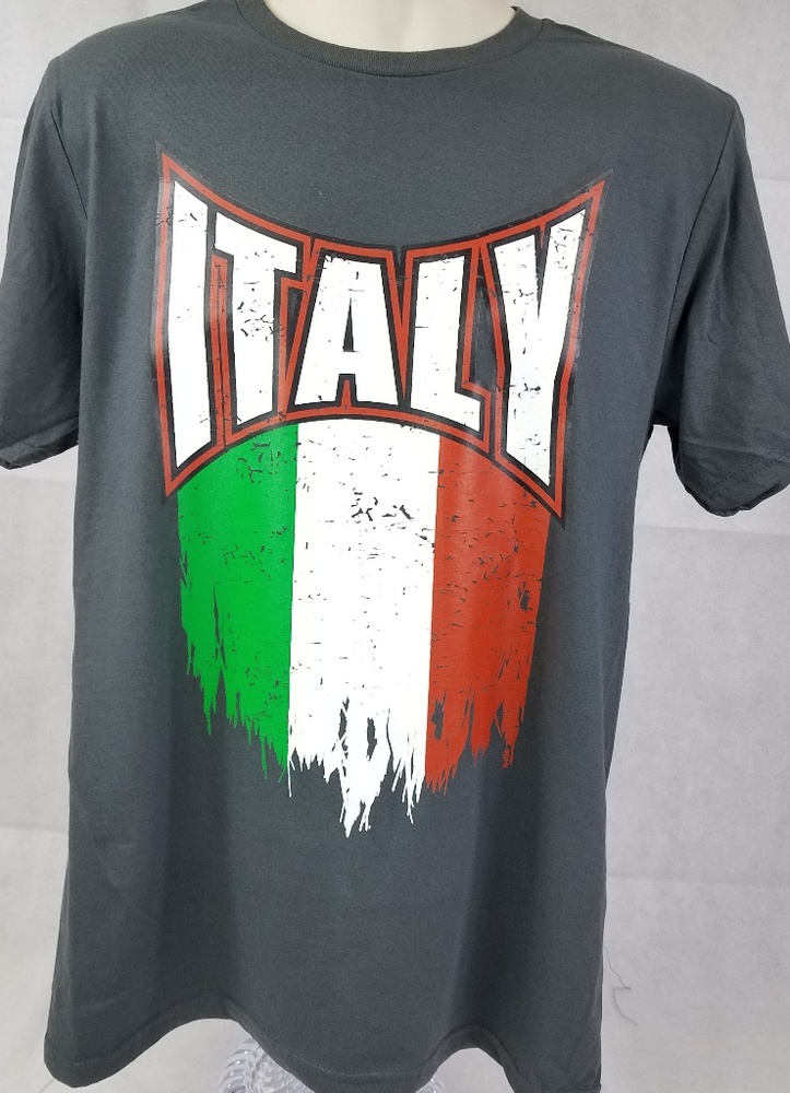 4 Italy Distressed Flag Unisex Graphic Shirt Funny Italian Italians Pride Rome